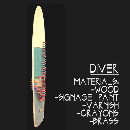 Fantastical Skateboard Series: Diver 2